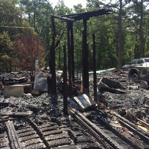 Victim of robbery and arson - Total Loss